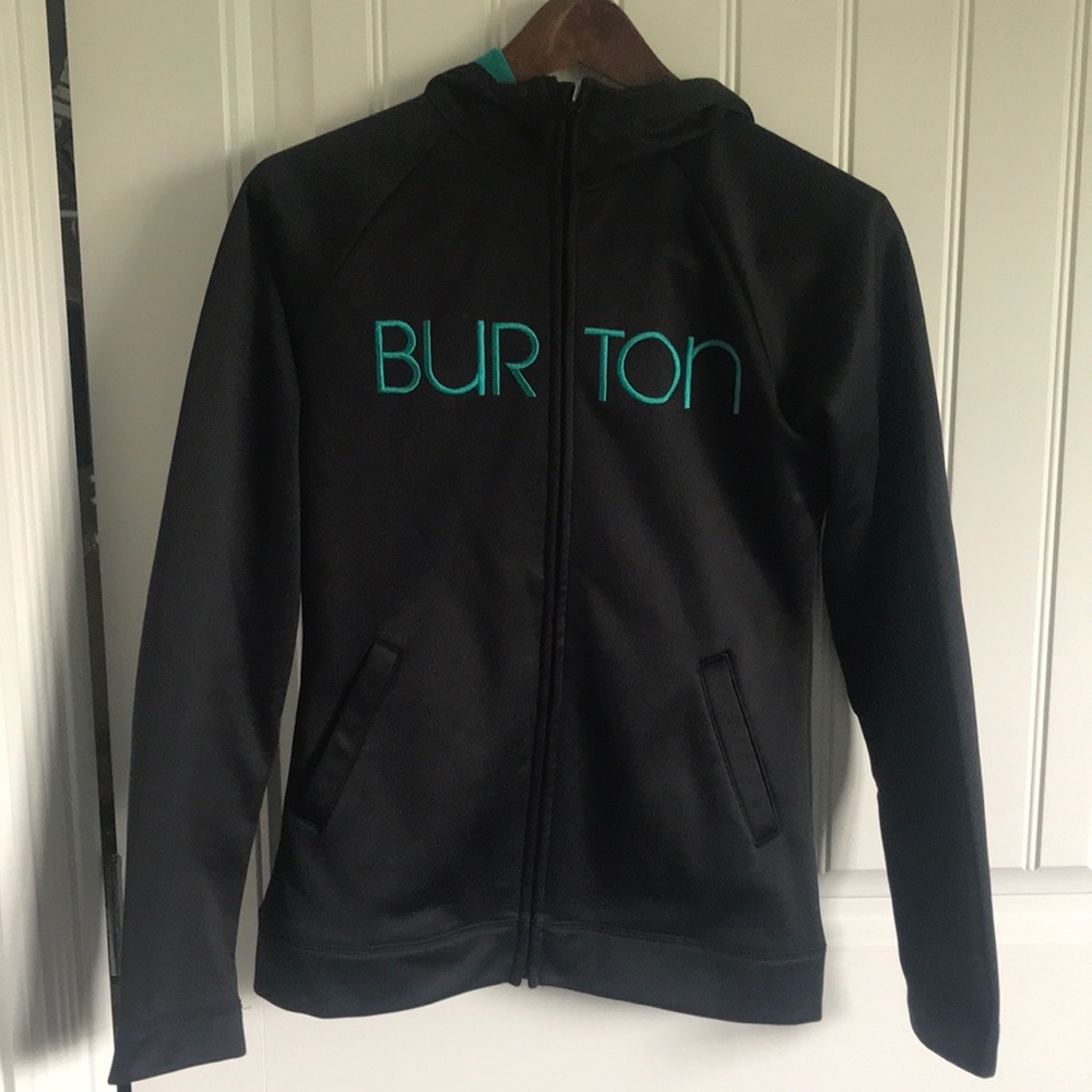 Burton Colombo Peak Hoodie / full zipper / fleece light jacket - sweater size S